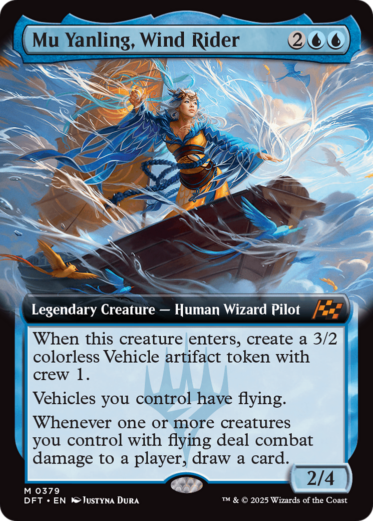 Mu Yanling, Wind Rider (Extended Art) [Aetherdrift] | Gate City Games LLC