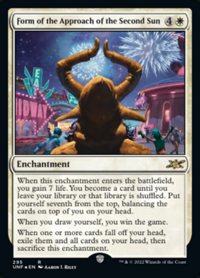 Form of the Approach of the Second Sun (Galaxy Foil) [Unfinity] | Gate City Games LLC