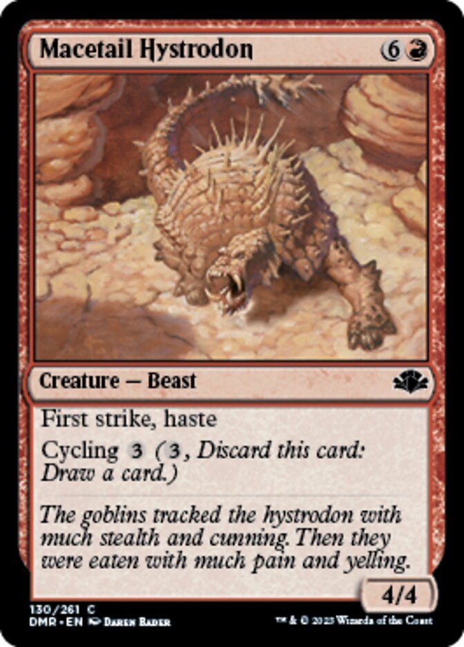 Macetail Hystrodon [Dominaria Remastered] | Gate City Games LLC