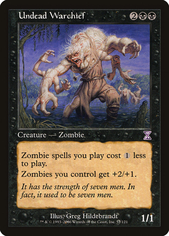 Undead Warchief [Time Spiral Timeshifted] | Gate City Games LLC