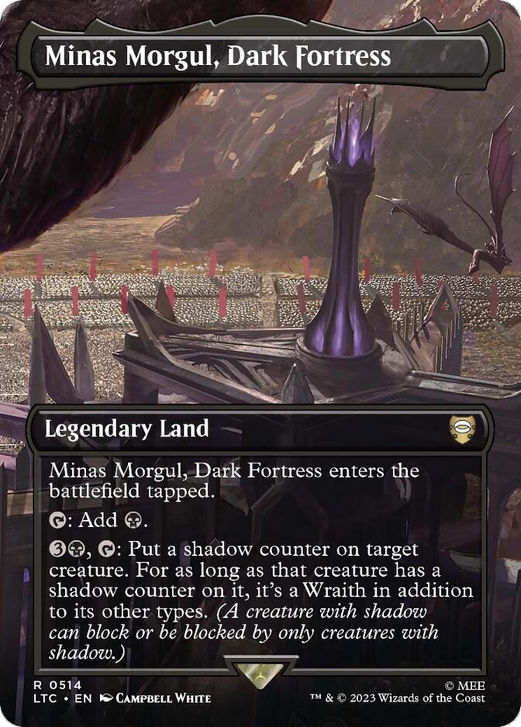 Minas Morgul, Dark Fortress (Borderless) [The Lord of the Rings: Tales of Middle-Earth Commander] | Gate City Games LLC