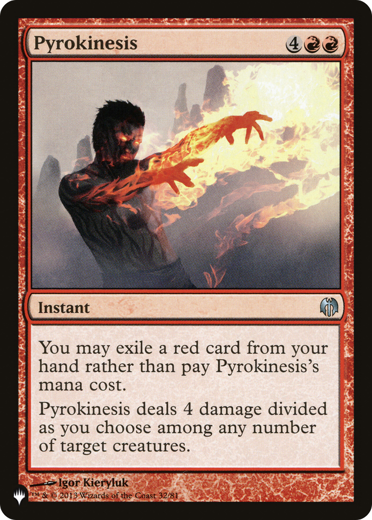 Pyrokinesis [The List] | Gate City Games LLC