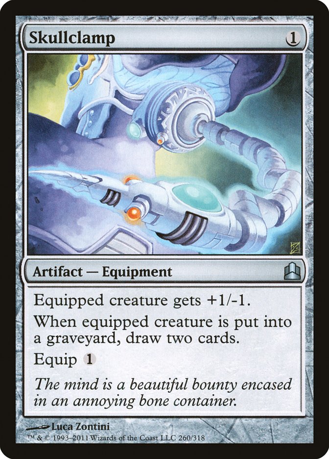 Skullclamp [Commander 2011] | Gate City Games LLC