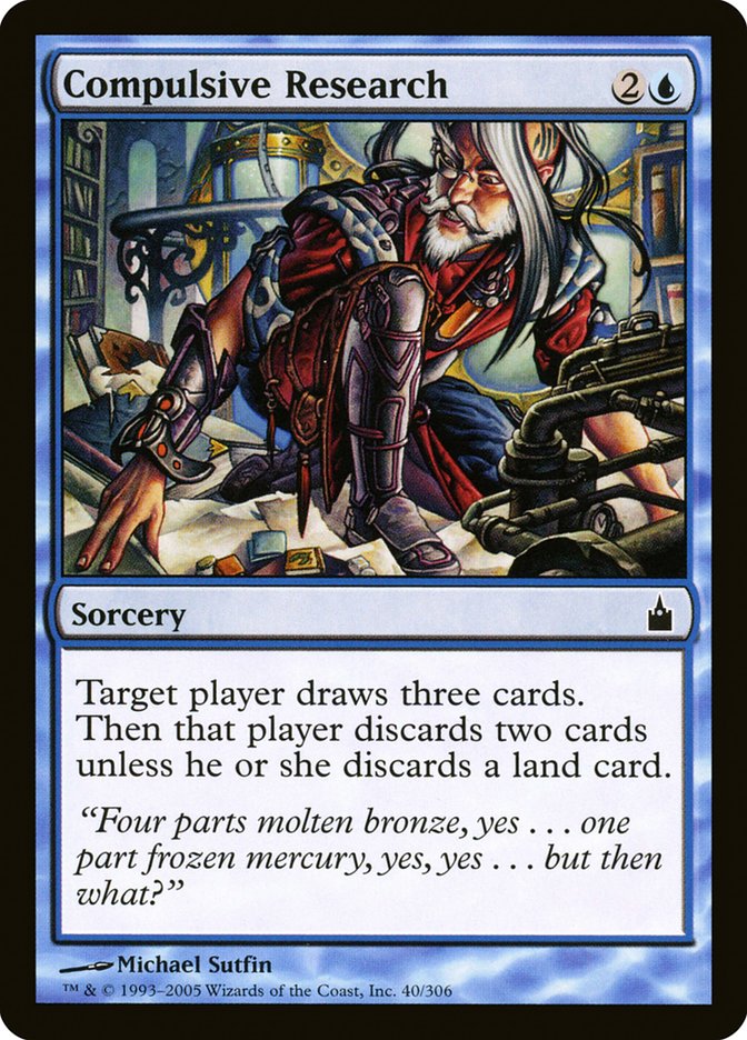 Compulsive Research [Ravnica: City of Guilds] | Gate City Games LLC