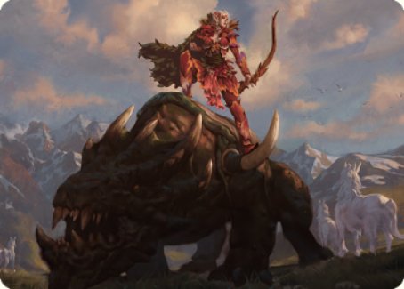 Meria's Outrider Art Card [Dominaria United Art Series] | Gate City Games LLC