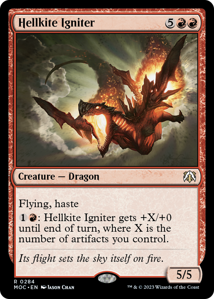 Hellkite Igniter [March of the Machine Commander] | Gate City Games LLC