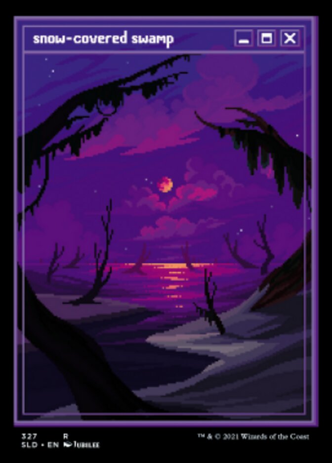 Snow-Covered Swamp (327) [Secret Lair Drop Series] | Gate City Games LLC