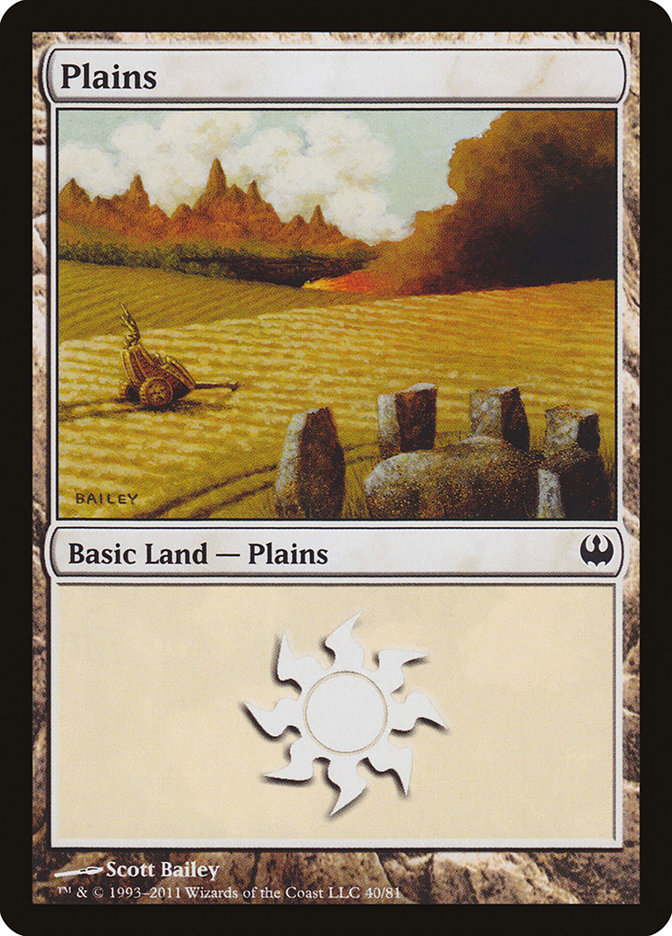 Plains (40) [Duel Decks: Knights vs. Dragons] | Gate City Games LLC