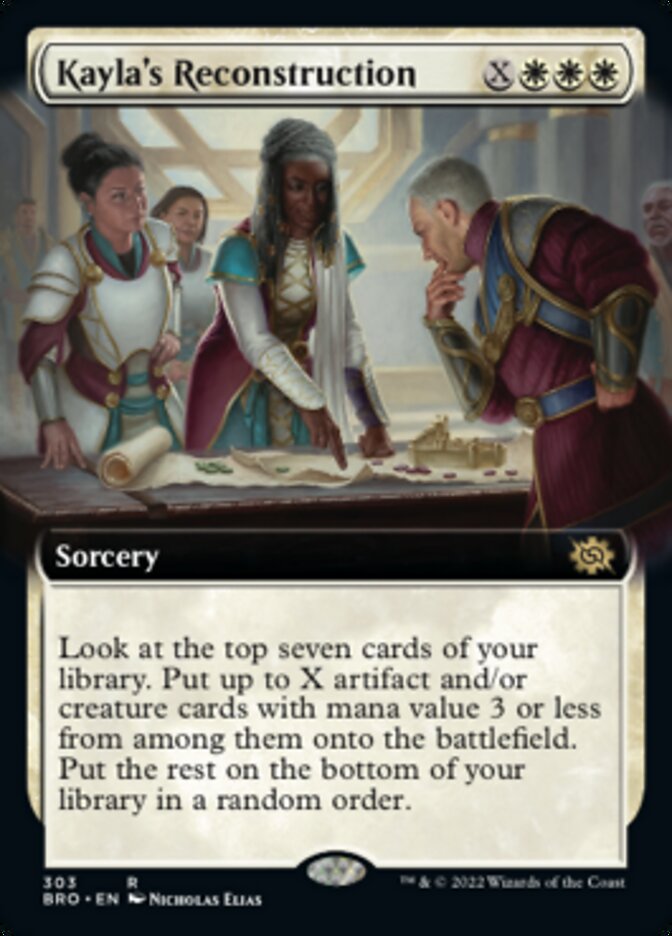 Kayla's Reconstruction (Extended Art) [The Brothers' War] | Gate City Games LLC