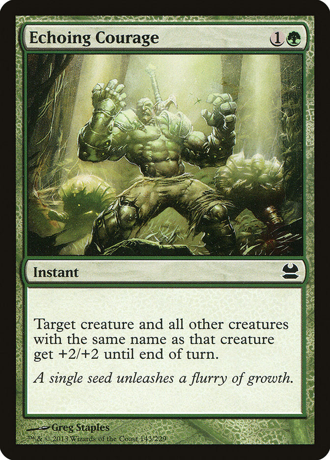 Echoing Courage [Modern Masters] | Gate City Games LLC