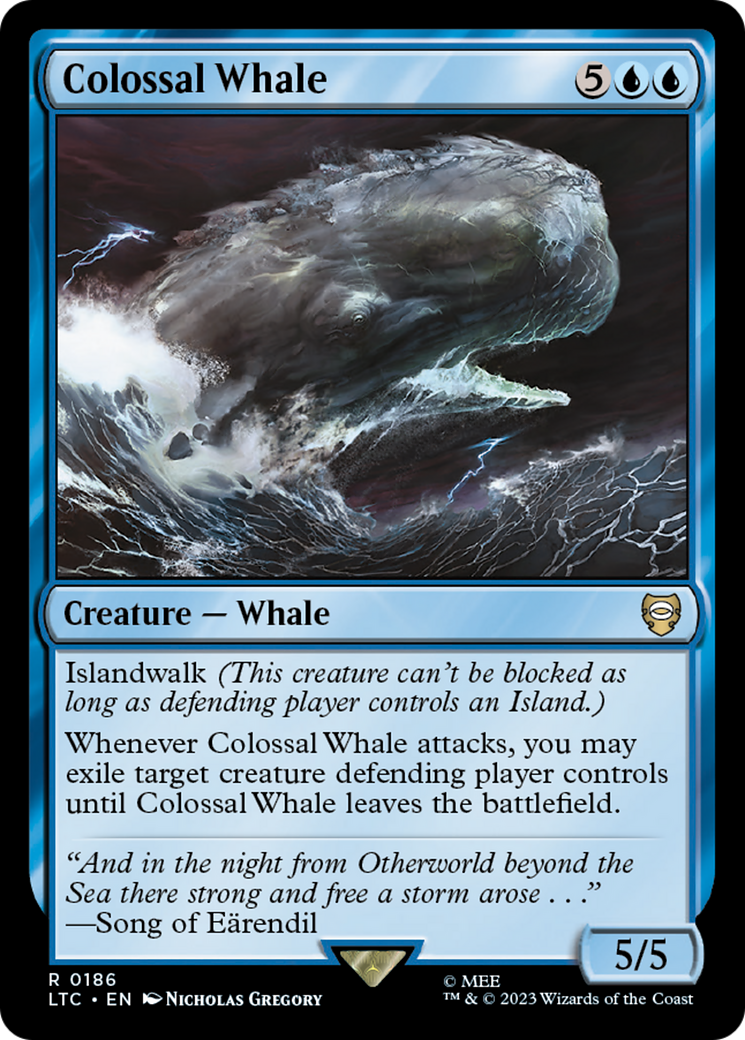 Colossal Whale [The Lord of the Rings: Tales of Middle-Earth Commander] | Gate City Games LLC