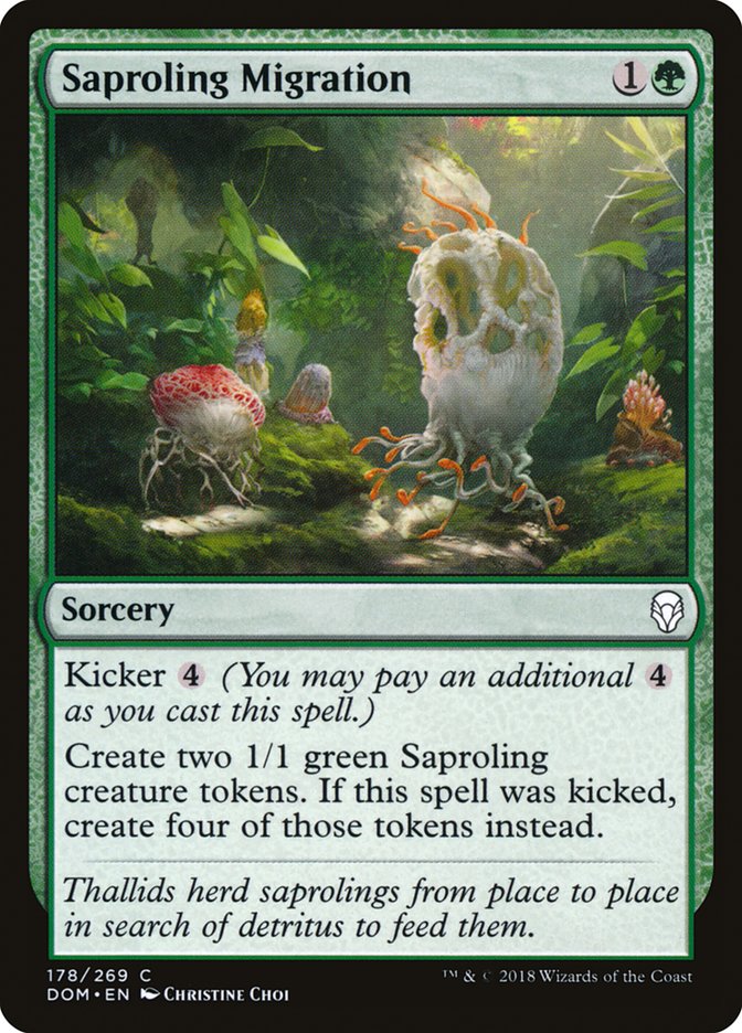 Saproling Migration [Dominaria] | Gate City Games LLC