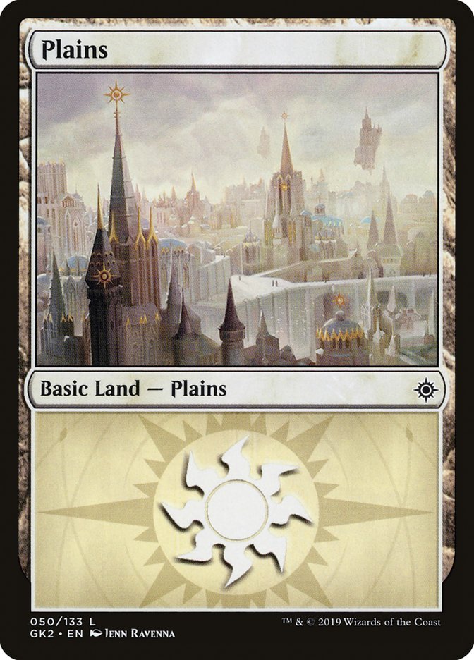 Plains (50) [Ravnica Allegiance Guild Kit] | Gate City Games LLC