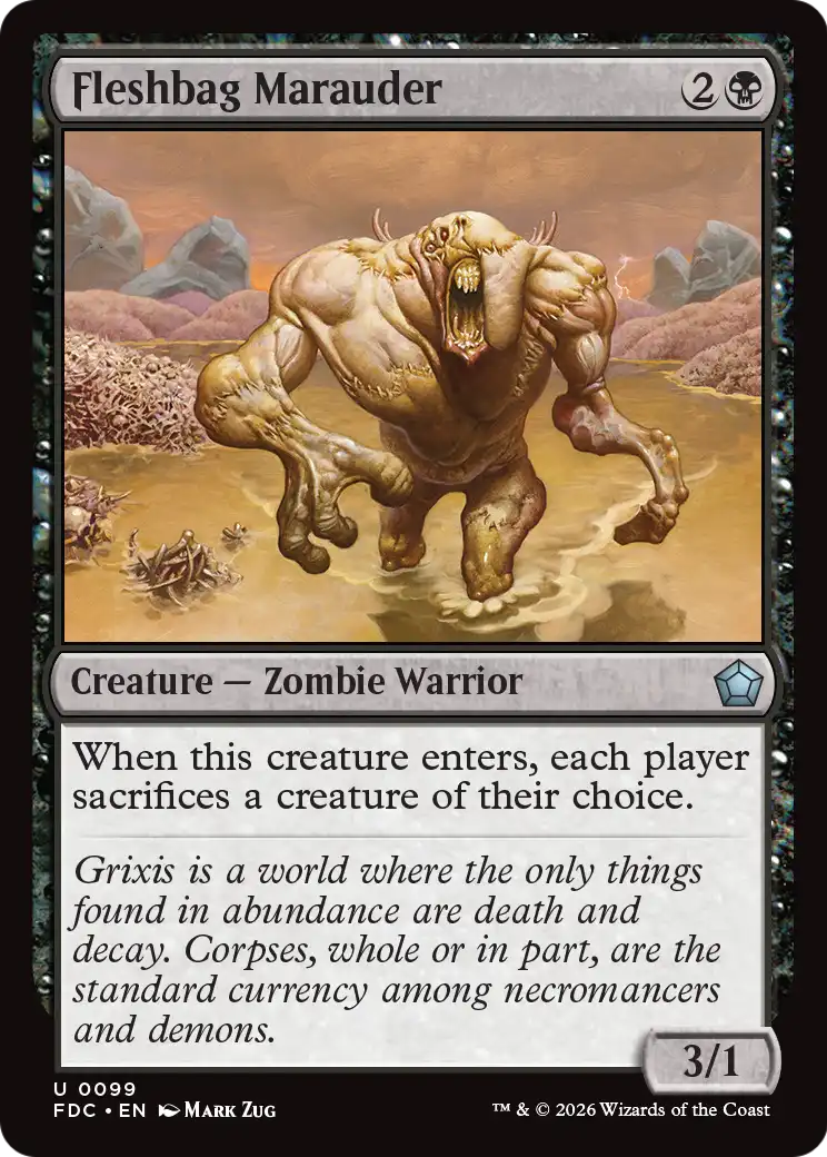 Fleshbag Marauder [Foundations Commander] | Gate City Games LLC