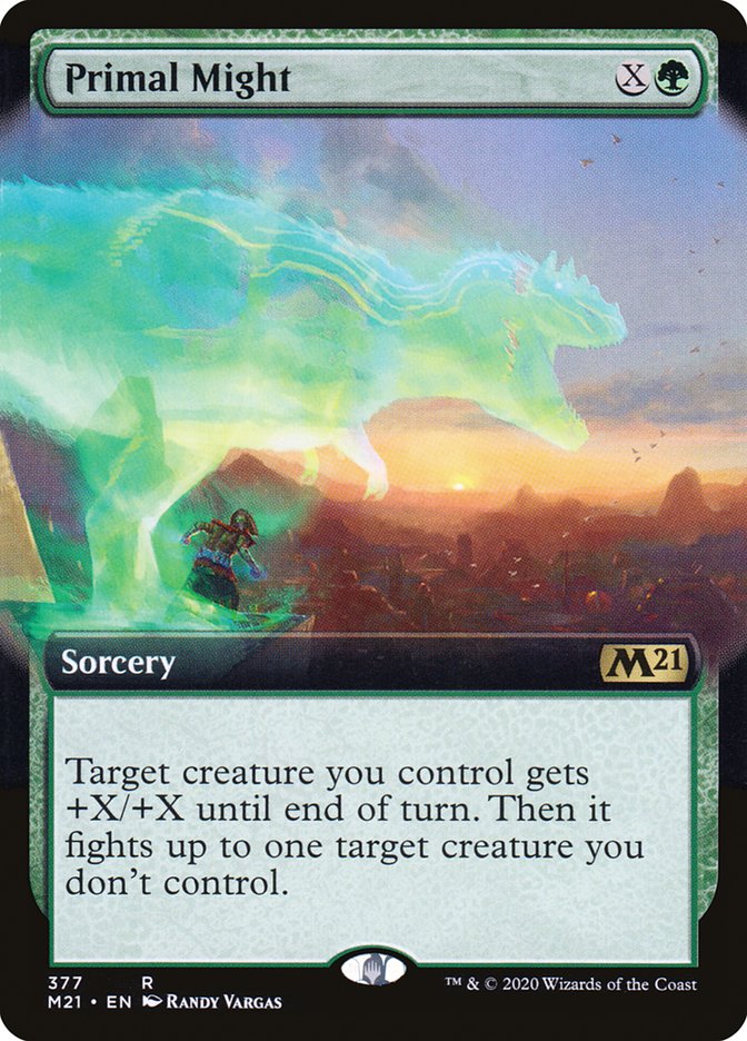 Primal Might (Extended Art) [Core Set 2021] | Gate City Games LLC
