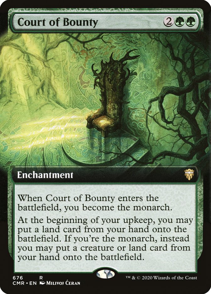 Court of Bounty (Extended Art) [Commander Legends] | Gate City Games LLC