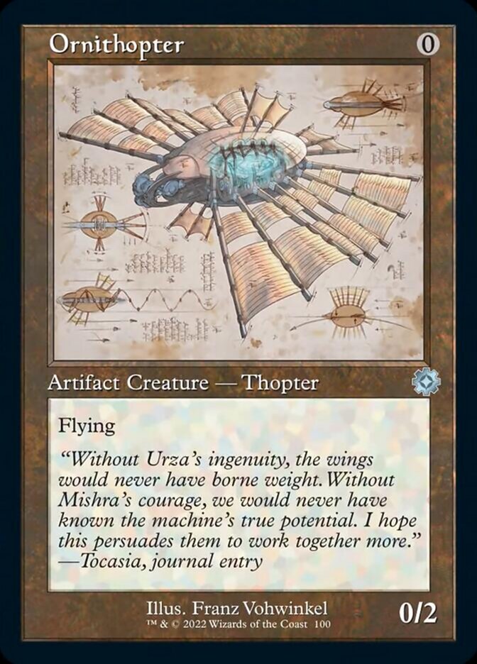 Ornithopter (Retro Schematic) [The Brothers' War Retro Artifacts] | Gate City Games LLC
