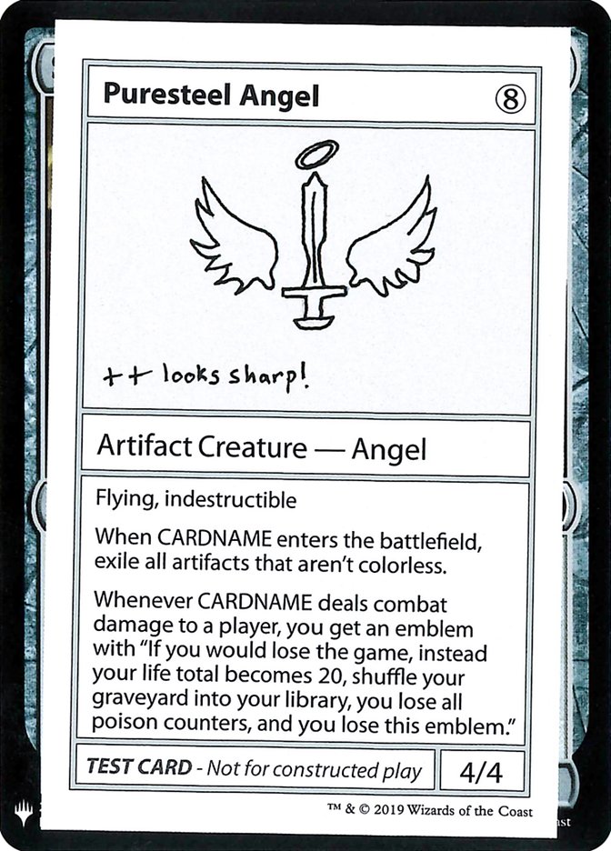 Puresteel Angel [Mystery Booster Playtest Cards] | Gate City Games LLC