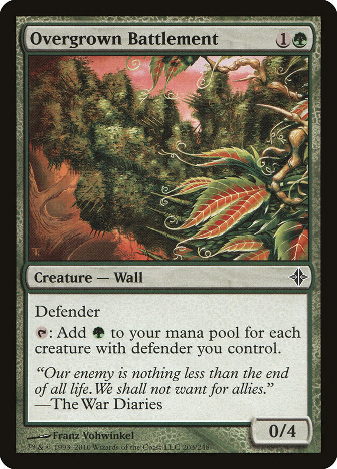 Overgrown Battlement [Rise of the Eldrazi] | Gate City Games LLC