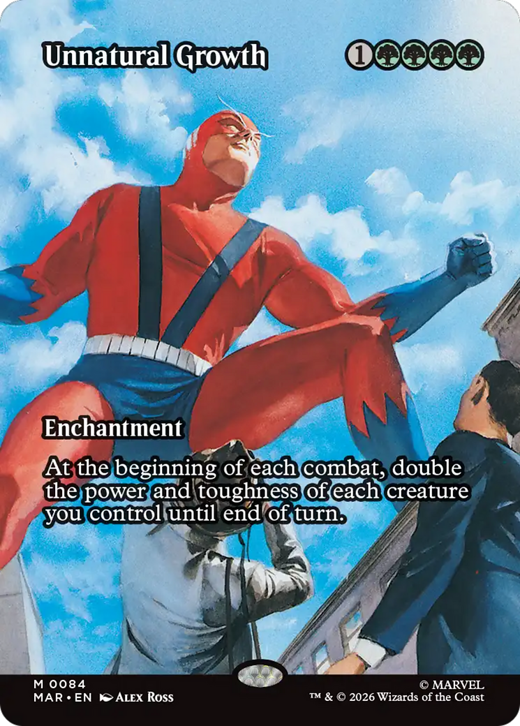 Unnatural Growth (Borderless) [Marvel Universe: Eternal-Legal] | Gate City Games LLC