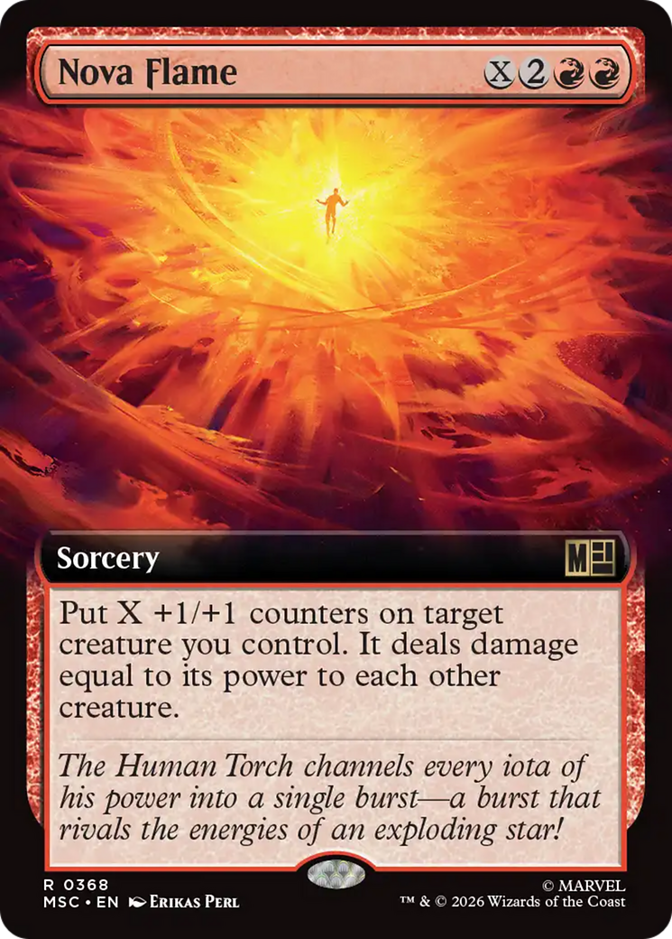 Nova Flame (Extended Art) [Marvel Super Heroes Commander] | Gate City Games LLC