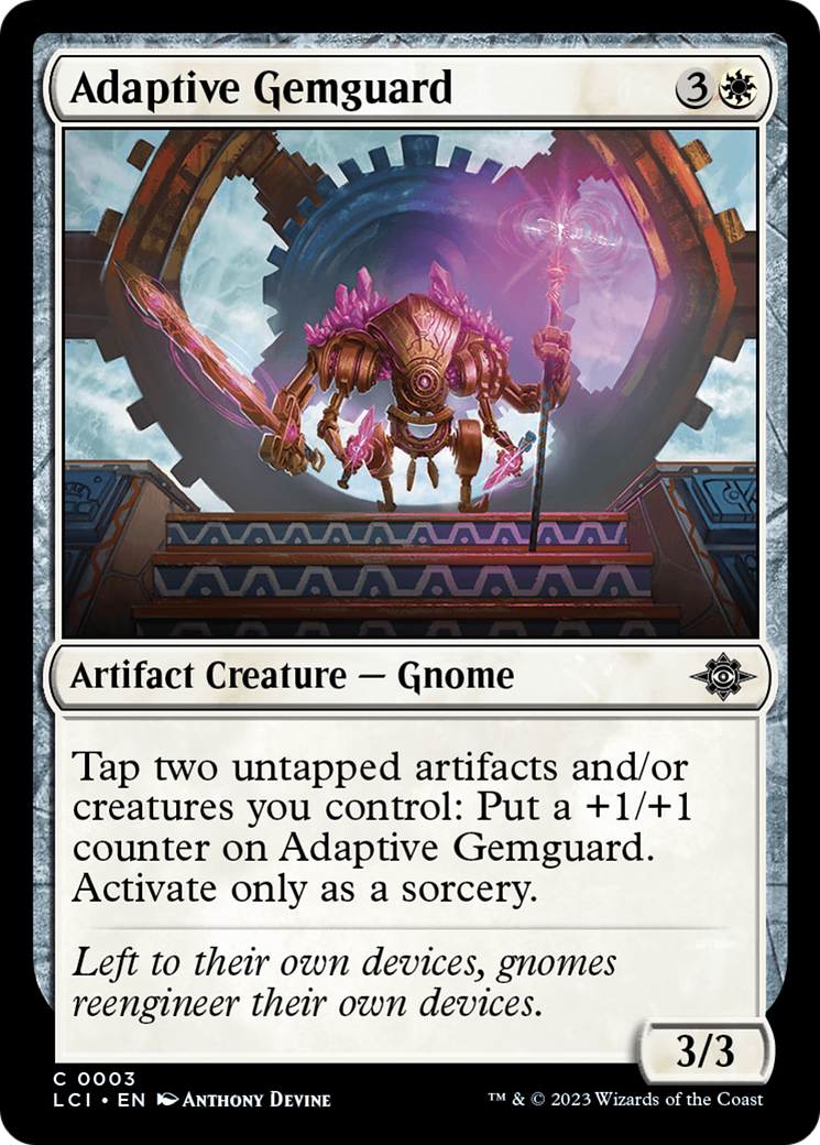 Adaptive Gemguard [The Lost Caverns of Ixalan] | Gate City Games LLC