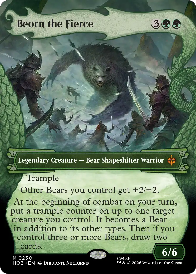 Beorn the Fierce (Showcase) [The Hobbit] | Gate City Games LLC