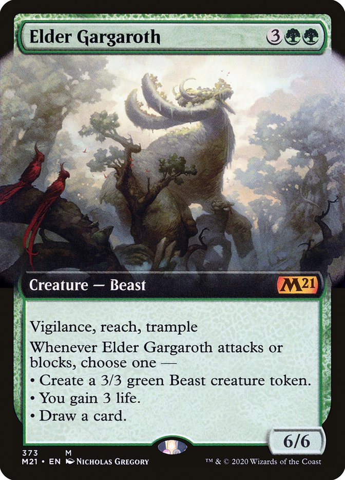 Elder Gargaroth (Extended Art) [Core Set 2021] | Gate City Games LLC
