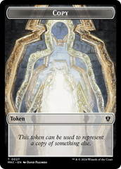 Copy // Zombie Double-Sided Token [Murders at Karlov Manor Commander Tokens] | Gate City Games LLC