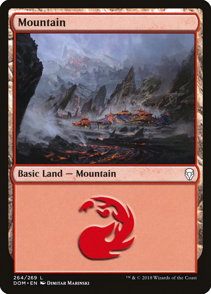 Mountain (264) [Dominaria] | Gate City Games LLC