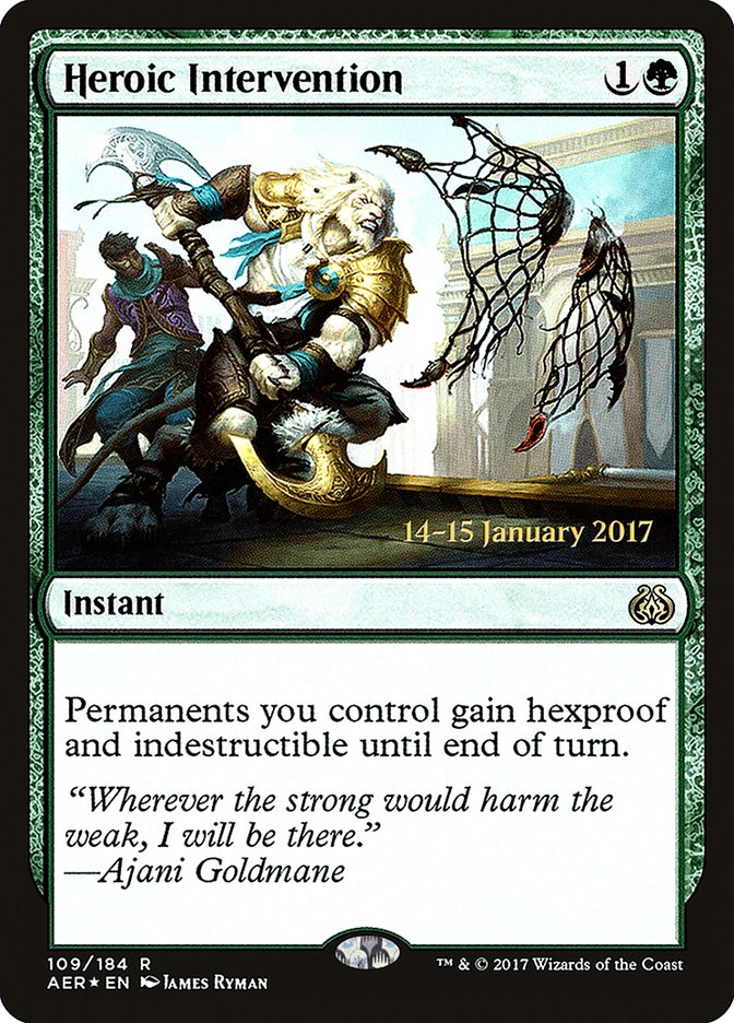 Heroic Intervention [Aether Revolt Prerelease Promos] | Gate City Games LLC