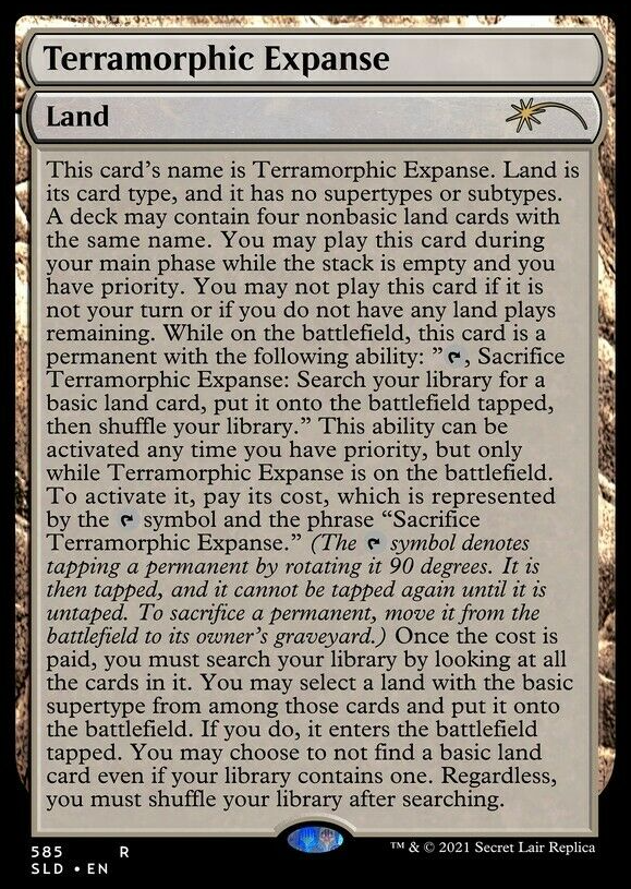 Terramorphic Expanse (Full Text) [Secret Lair Drop Promos] | Gate City Games LLC