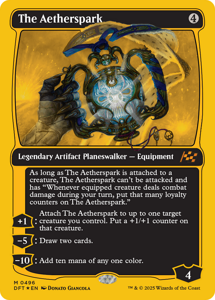 The Aetherspark (First-Place Foil) [Aetherdrift] | Gate City Games LLC