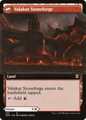 Valakut Awakening // Valakut Stoneforge (Extended Art) [Zendikar Rising] | Gate City Games LLC
