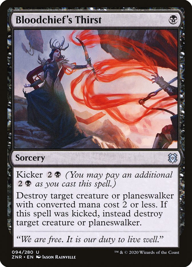 Bloodchief's Thirst [Zendikar Rising] | Gate City Games LLC