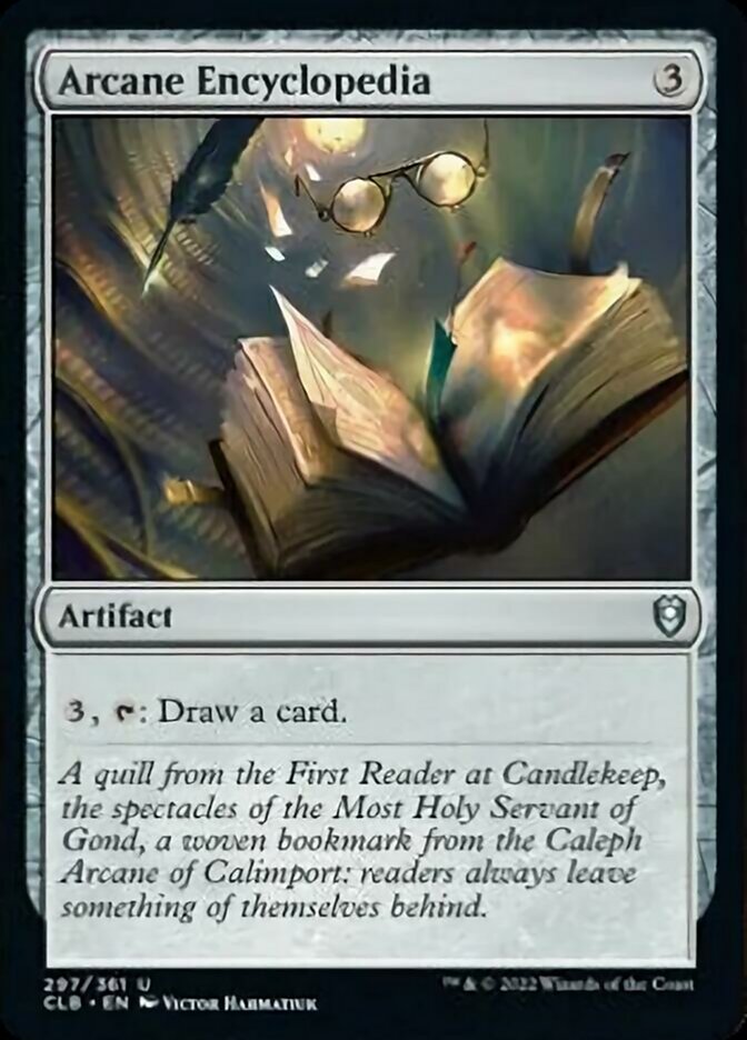 Arcane Encyclopedia [Commander Legends: Battle for Baldur's Gate] | Gate City Games LLC