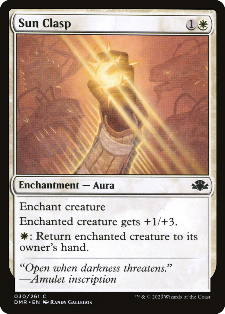 Sun Clasp [Dominaria Remastered] | Gate City Games LLC