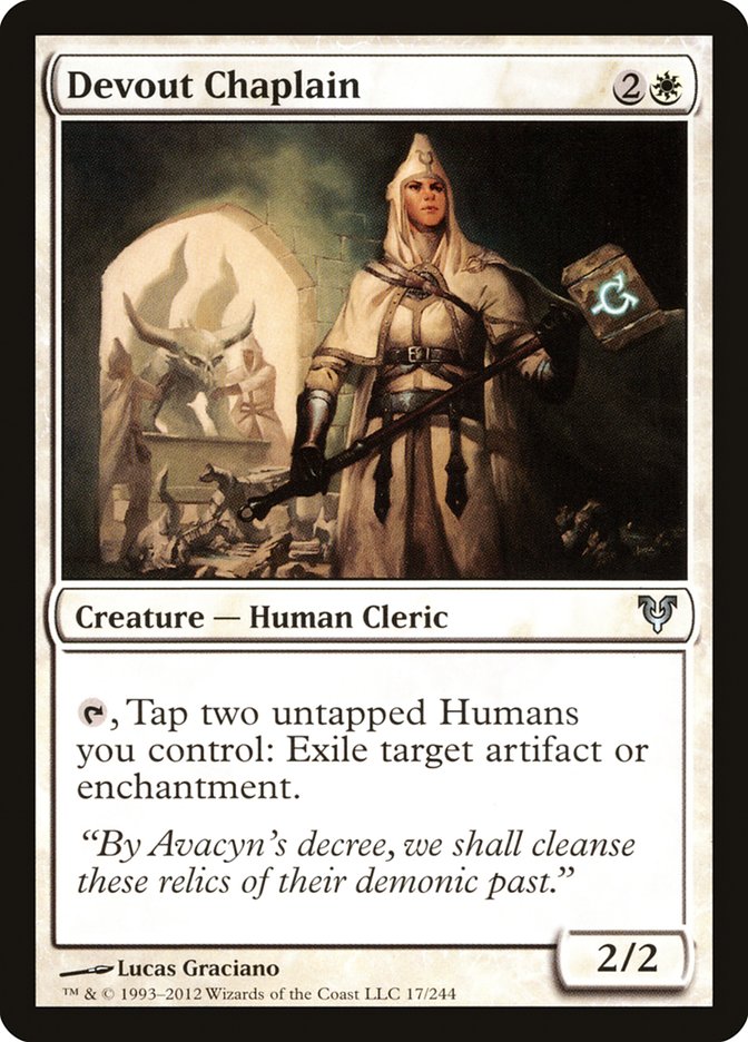 Devout Chaplain [Avacyn Restored] | Gate City Games LLC