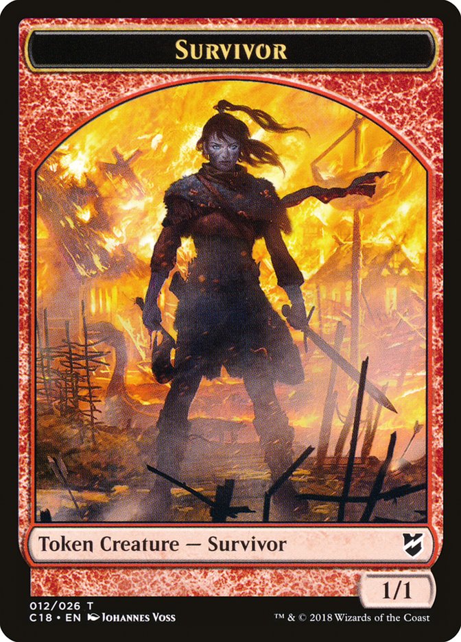 Survivor Token [Commander 2018 Tokens] | Gate City Games LLC