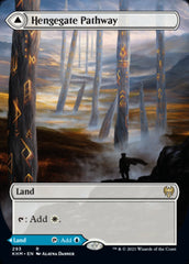 Hengegate Pathway // Mistgate Pathway (Borderless Alternate Art) [Kaldheim] | Gate City Games LLC