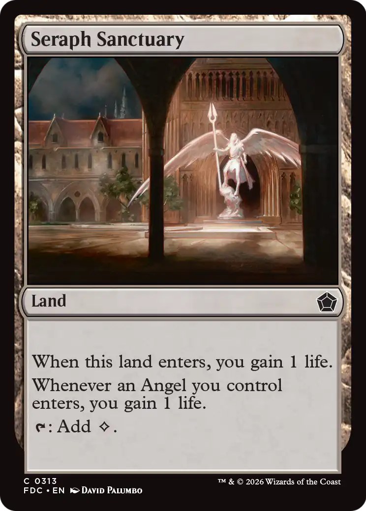 Seraph Sanctuary [Foundations Commander] | Gate City Games LLC