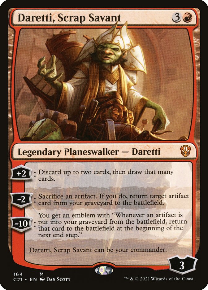 Daretti, Scrap Savant [Commander 2021] | Gate City Games LLC