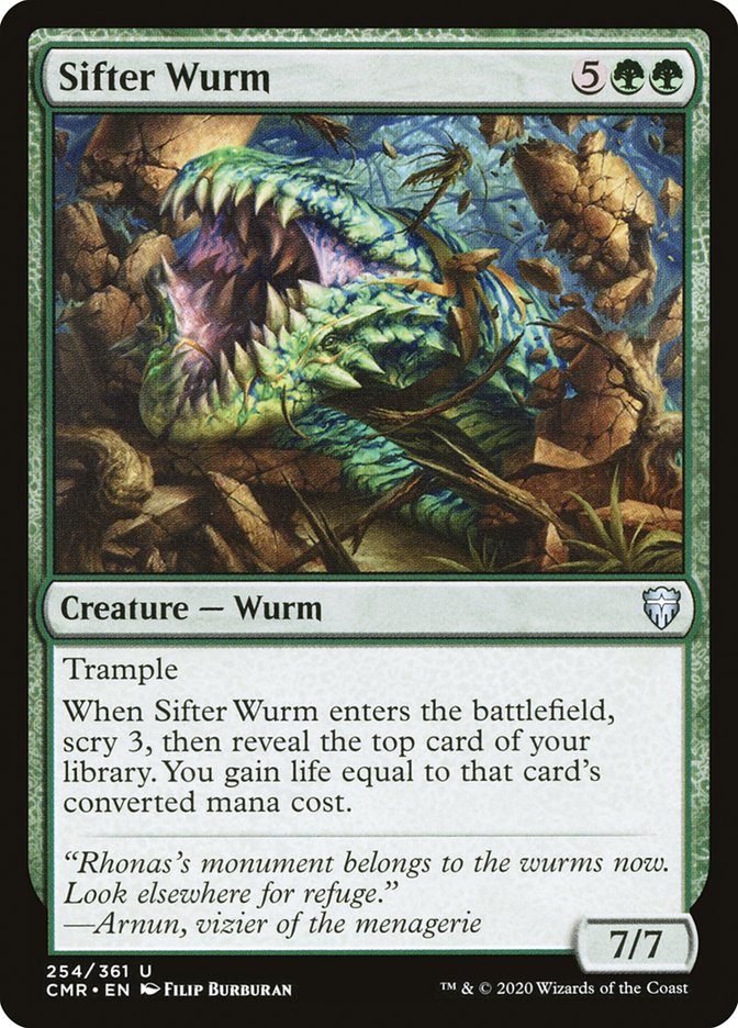 Sifter Wurm [Commander Legends] | Gate City Games LLC