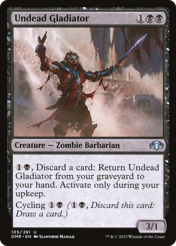 Undead Gladiator [Dominaria Remastered] | Gate City Games LLC
