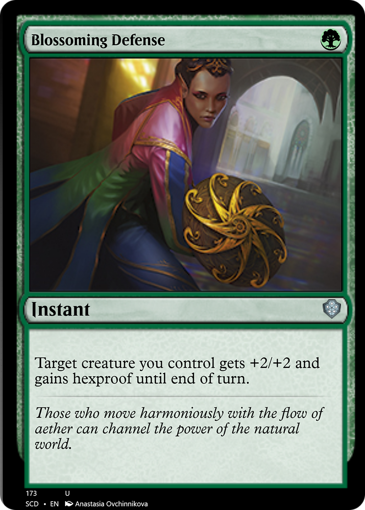 Blossoming Defense [Starter Commander Decks] | Gate City Games LLC
