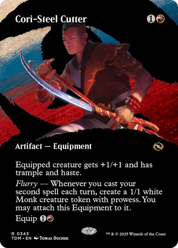 Cori-Steel Cutter (Borderless) [Tarkir: Dragonstorm] | Gate City Games LLC