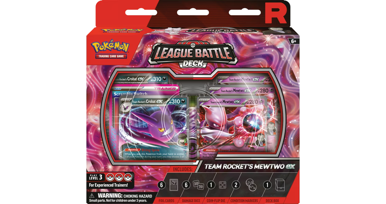 Team Rocket’s Mewtwo ex League Battle Deck | Gate City Games LLC