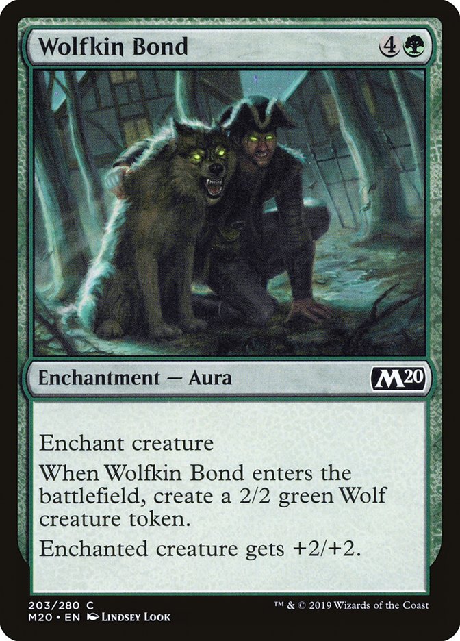 Wolfkin Bond [Core Set 2020] | Gate City Games LLC