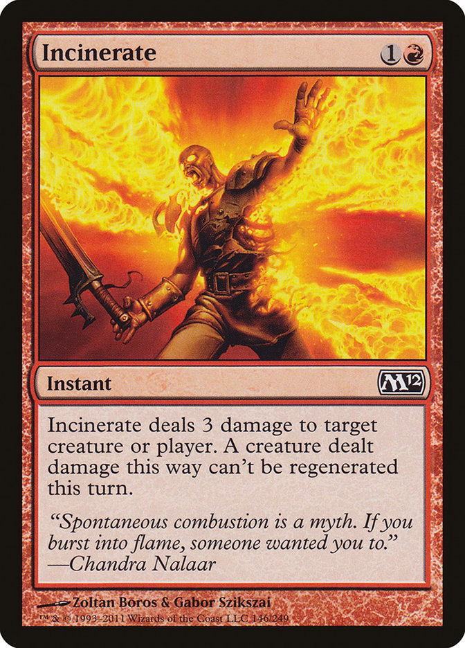 Incinerate [Magic 2012] | Gate City Games LLC