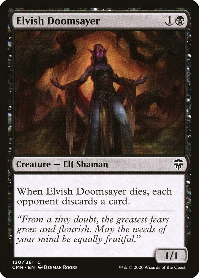 Elvish Doomsayer [Commander Legends] | Gate City Games LLC
